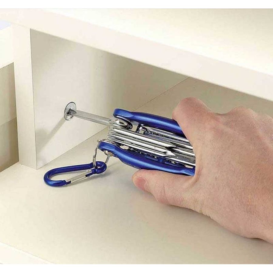 12in1 Foldable Socket And Screwdriver Bits Set